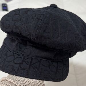 Black CK Logo Cap Sz Sm